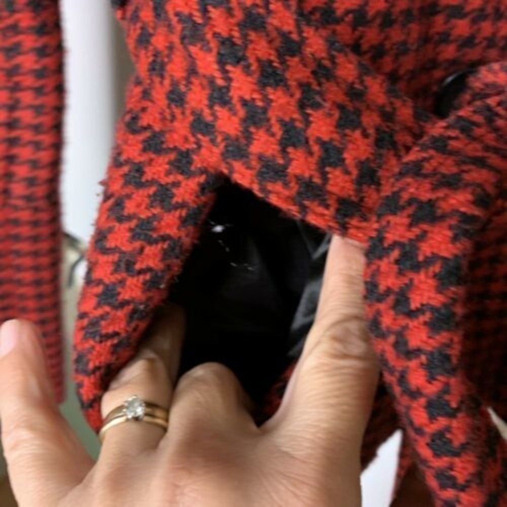 Forever 21 Womens Houndstooth Jacket Small - Picture 4 of 5